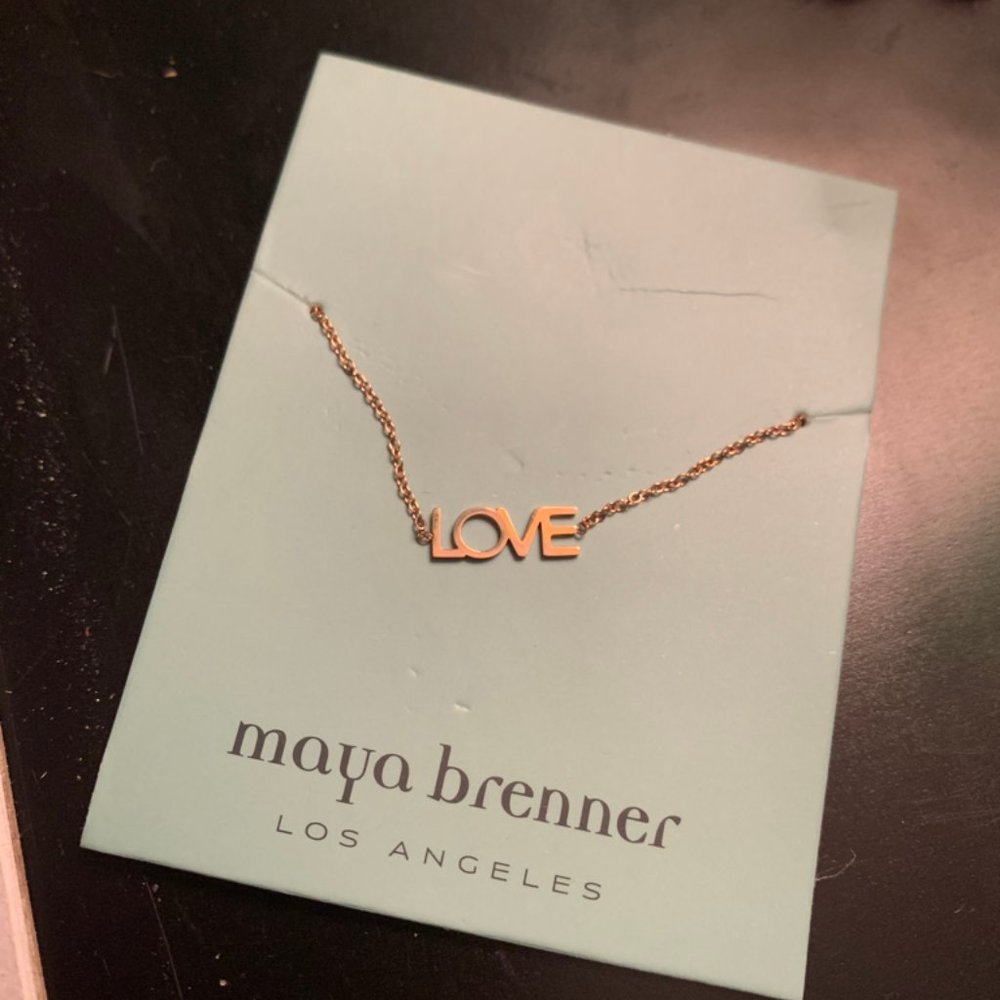 Maya Brenner LOVE bracelet